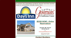 Desktop Screenshot of governorsinnnd.com