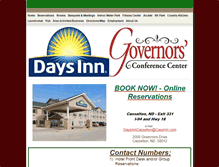 Tablet Screenshot of governorsinnnd.com